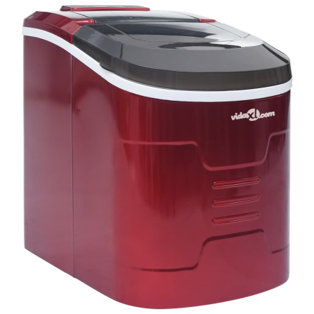 VIDAXL 51100 Eiswürfelmaschine (112 Watt, Rot)