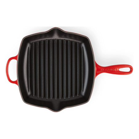 LE CREUSET 26 cm Bratpfanne (Stahl, Beschichtung: Emaille) rot