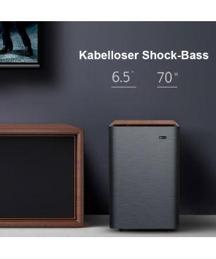 UPLIVING Lautsprechersystem, Soundbar, Silver