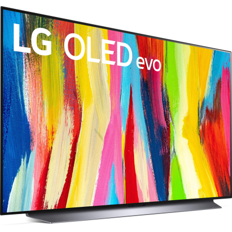 LG OLED 48 C 24 LA.AEU OLED evo TV (Flat, 48 Zoll / 121 cm, UHD 4K, SMART TV, webOS 22 )