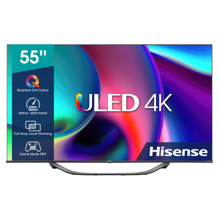 HISENSE 55U77HQ LED TV (Flat, 55 Zoll / 139 cm, UHD 4K, SMART TV, VIDAA U6)