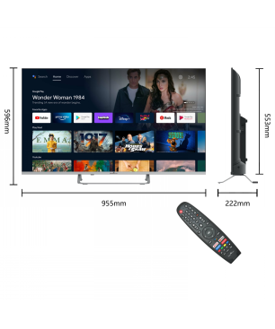 SMART TECH 43 Zoll QLED Smart TV 43QA20V3 LED TV (Flat, 43 Zoll / 109 cm, UHD 4K, SMART TV, android 11.0)