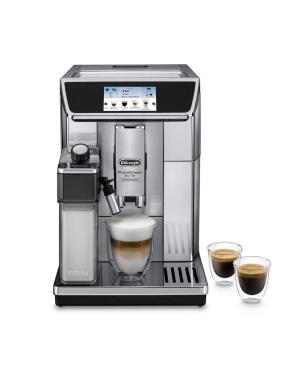 DELONGHI PrimaDonna Elite Experience ECAM656.85.MS Kaffeevollautomat Silber/Schwarz