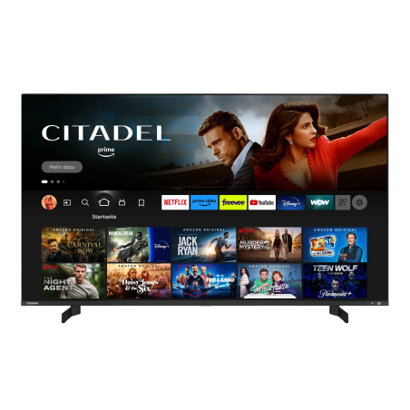 TOSHIBA 50QF5D63DA Fire TV (Flat, 50 Zoll / 126 cm, UHD 4K)