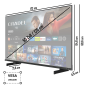 TOSHIBA 50QF5D63DA Fire TV (Flat, 50 Zoll / 126 cm, UHD 4K)