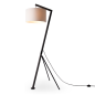PACO HOME GALLOW Stoff-Design Stehleuchte PACO HOME GALLOW Stoff-Design Stehleuchte