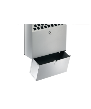DURABLE Metall 4 Wandascher Silber