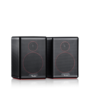 TEUFEL Ultima 40 Aktiv Surround "4.0-Set" 4.0 System, Bluetooth, Weiß / Schwarz)