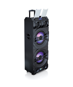 LENCO PMX-350 Leistungsstarker Party-Lautsprecher mit DJ- und Mixfunktion - 320 Watt RMS - Bluetooth® - Integrierter Akku - Pa