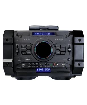 LENCO PMX-350 Leistungsstarker Party-Lautsprecher mit DJ- und Mixfunktion - 320 Watt RMS - Bluetooth® - Integrierter Akku - Pa