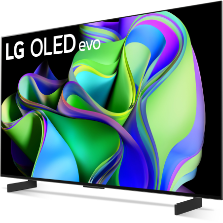 LG OLED42C37LA OLED evo TV (Flat, 42 Zoll / 106 cm, UHD 4K, SMART TV, webOS 23 mit LG ThinQ)
