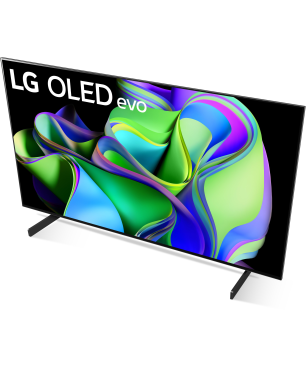 LG OLED42C37LA OLED evo TV (Flat, 42 Zoll / 106 cm, UHD 4K, SMART TV, webOS 23 mit LG ThinQ)