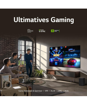 LG OLED42C37LA OLED evo TV (Flat, 42 Zoll / 106 cm, UHD 4K, SMART TV, webOS 23 mit LG ThinQ)