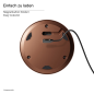 SIGOR Akku-Glasleuchte NUMOTION Tischlampe warmweiss bronzefarben SIGOR Akku-Glasleuchte NUMOTION Tischlampe warmweiss bronzefarben