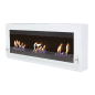 PURLINE Bioethanol-Wandkamin extra Grosses Design wandmontierter Biokamin (6000 Watt) PURLINE Bioethanol-Wandkamin extra Grosses Design wandmontierter Biokamin (6000 Watt)