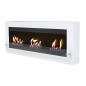 PURLINE Bioethanol-Wandkamin extra Grosses Design wandmontierter Biokamin (6000 Watt) PURLINE Bioethanol-Wandkamin extra Grosses Design wandmontierter Biokamin (6000 Watt)