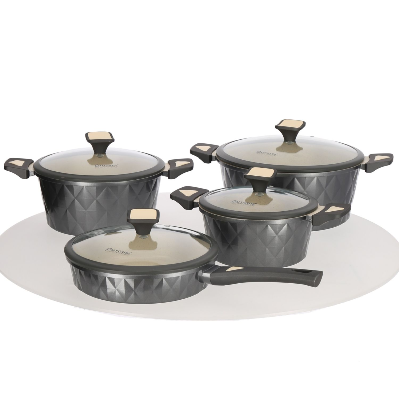 COFI 8 Teilig Kochtopf-Set Granit COFI 8 Teilig Kochtopf-Set Granit