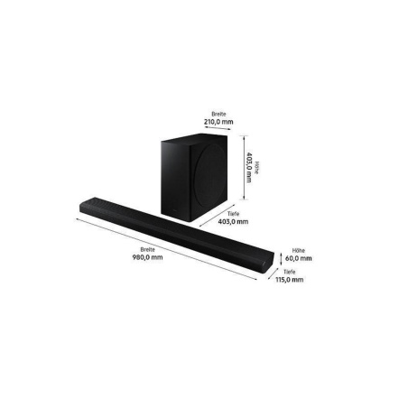 SAMSUNG HW-Q 800 A/ZG, Soundbar, Schwarz