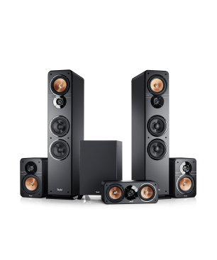 TEUFEL ULTIMA 40 Surround "5.1-Set" 5.1-Heimkino-Set, Schwarz)