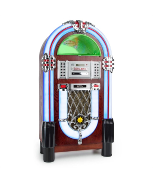 AUNA Graceland TT Jukebox, Braun