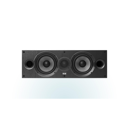 ELAC DEBUT C6.2 SCHWARZ DEKOR Centerlautsprecher, Schwarz