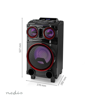 NEDIS SPPT800BK Lautsprecher, Schwarz
