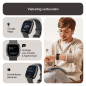 FITBIT Sense 2 Smartwatch Aluminium Elastomer, S/L, Shadow Grey/Graphite FITBIT Sense 2 Smartwatch Aluminium Elastomer, S/L, Shadow Grey/Graphite