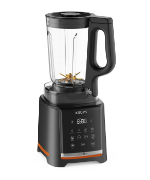 KRUPS KB 9158 INFINYMIX HOCHLEISTUNGSMIXER 35000 UMDREHU Standmixer Schwarz Metallic Satin (1600 Watt, 1.75 Liter)