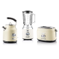 WESTINGHOUSE WES09 Wasserkocher Toaster Mixer Set cremeweiß (815 Watt, Schlitze: 2)