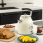 WESTINGHOUSE WES09 Wasserkocher Toaster Mixer Set cremeweiß (815 Watt, Schlitze: 2)