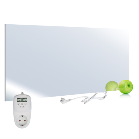 VIESTA H580-SP Spiegel Infrarotheizung + Thermostat TH12 Infrarotheizung (580,00 Watt)