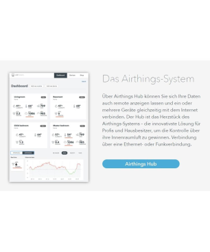 AIRTHINGS Wave Plus Luftqualitätsmonitor