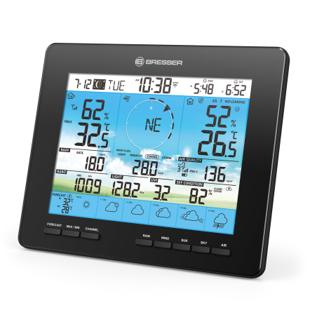 BRESSER 4CAST PRO 7-in-1 solar WLAN-Wetterstation