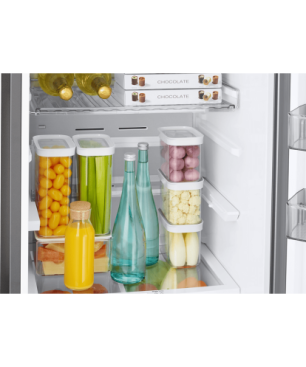 SAMSUNG RL 38 A776ASR/EG Kühlgefrierkombination (A, 108 kWh, 2030 mm hoch, Edelstahl)