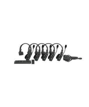 HOLLYLAND Solidcom C1 - 6S Full Duplex Wireless Intercom System, Over-ear Mono-Headset Schwarz