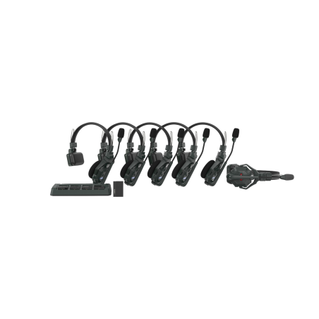 HOLLYLAND Solidcom C1 - 6S Full Duplex Wireless Intercom System, Over-ear Mono-Headset Schwarz
