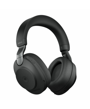 JABRA Evolve2 85 MS Stereo Headset Over-Ear schwarz(Bluetooth, kabellos, ANC, USB-C), Over-ear Kopfhörer black