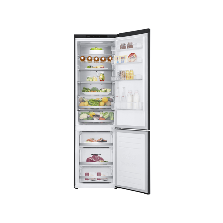 LG GBB92MCBAP Kühlgefrierkombination (A, 110 kWh, 2030 mm hoch, Matte Black)