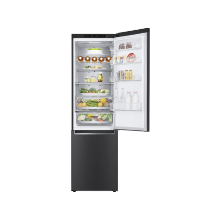 LG GBB92MCBAP Kühlgefrierkombination (A, 110 kWh, 2030 mm hoch, Matte Black)