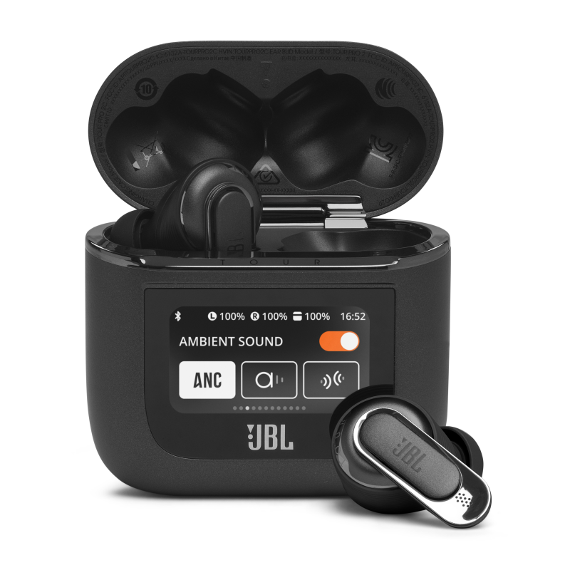 JBL Tour Pro 2 True Wireless, In-ear Kopfhörer Bluetooth Schwarz JBL Tour Pro 2 True Wireless, In-ear Kopfhörer Bluetooth Schwarz
