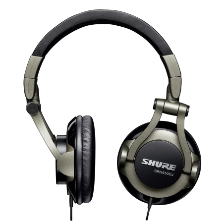 SHURE SRH550DJ-EFS , Over-ear Kopfhörer Silber/Schwarz