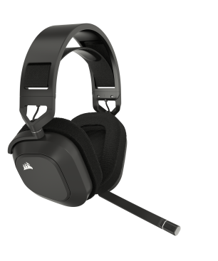 CORSAIR HS80 Max, Over-ear Gaming Headset Bluetooth Stahlgrau