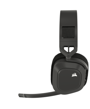 CORSAIR HS80 Max, Over-ear Gaming Headset Bluetooth Stahlgrau