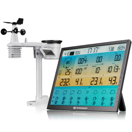 BRESSER 4CAST XL 7-in-1 solar WLAN-Wetterstation