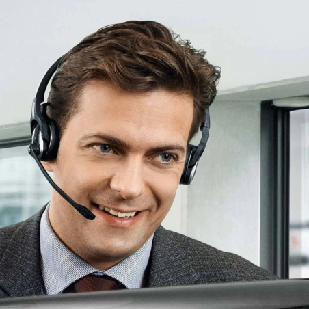 EPOS SENNHEISER IMPACT DW 30, On-ear Kopfhörer Schwarz
