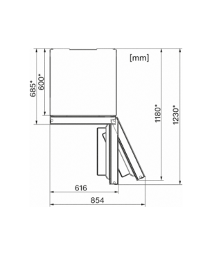 MIELE KFN 29493 DE edt/cs Kühlgefrierkombination (D, 204 kWh, 2010 mm hoch, Edelstahloptik)