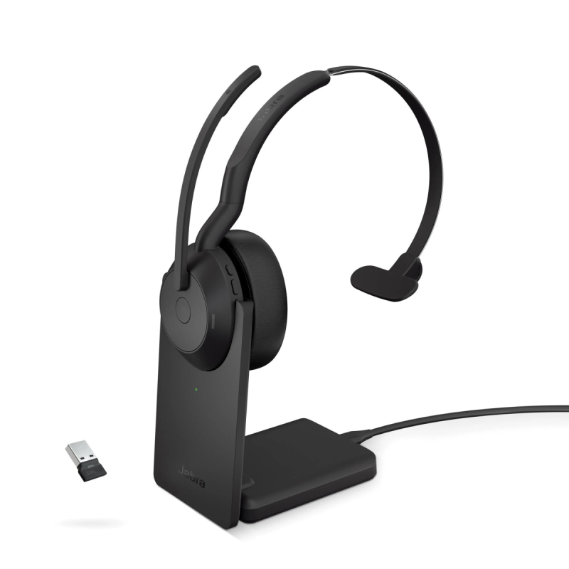 GN AUDIO Jabra Evolve2 55, On-ear Bluetooth kopfhörer Bluetooth Schwarz GN AUDIO Jabra Evolve2 55, On-ear Bluetooth kopfhörer Bluetooth Schwarz