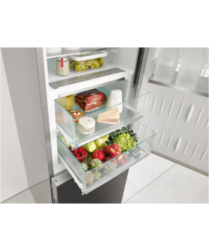 MIELE KFN 29683 D Kühlgefrierkombination (D, 227,76 kWh, 2010 mm hoch, Schwarz)