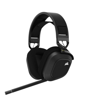 CORSAIR CA-9011235-EU HS80 RGB WIRELESS CARBON, On-ear Gaming-Headset Carbon