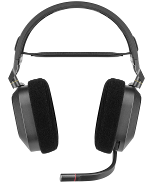 CORSAIR CA-9011235-EU HS80 RGB WIRELESS CARBON, On-ear Gaming-Headset Carbon